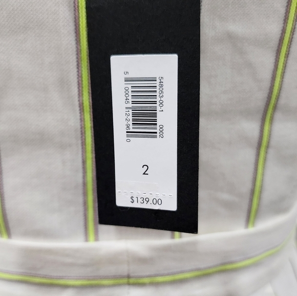 Banana Republic Speghetti Strap Stripped Button Front Adjudtable Strap Dress - Picture 9 of 13